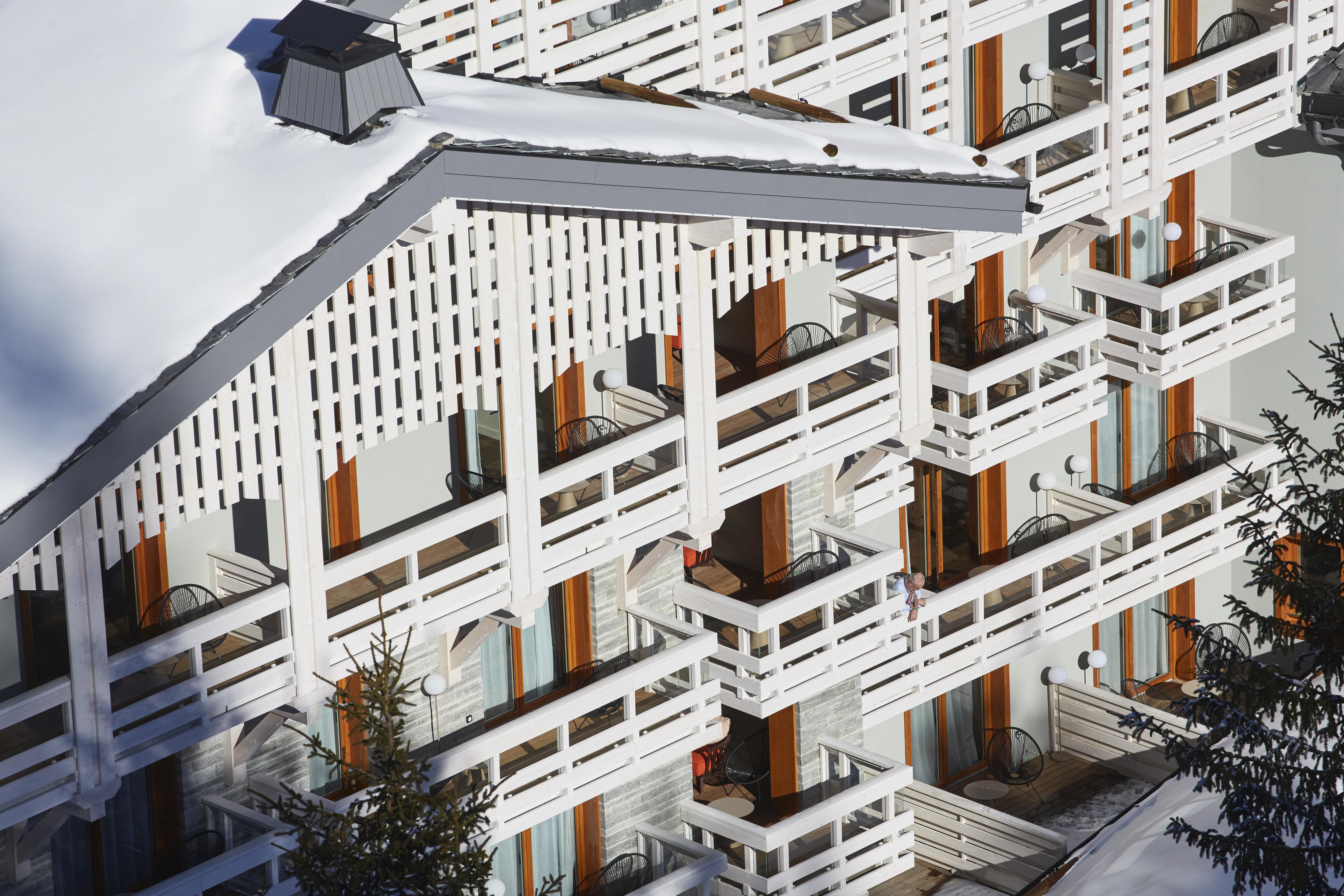 Ecrin Blanc Resort Courchevel - Aquapark Eksteriør bilde
